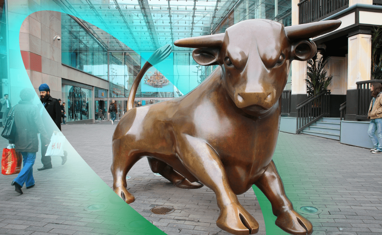 A large bull statue in Birmingham, a city which has recently signed an open access agreement.