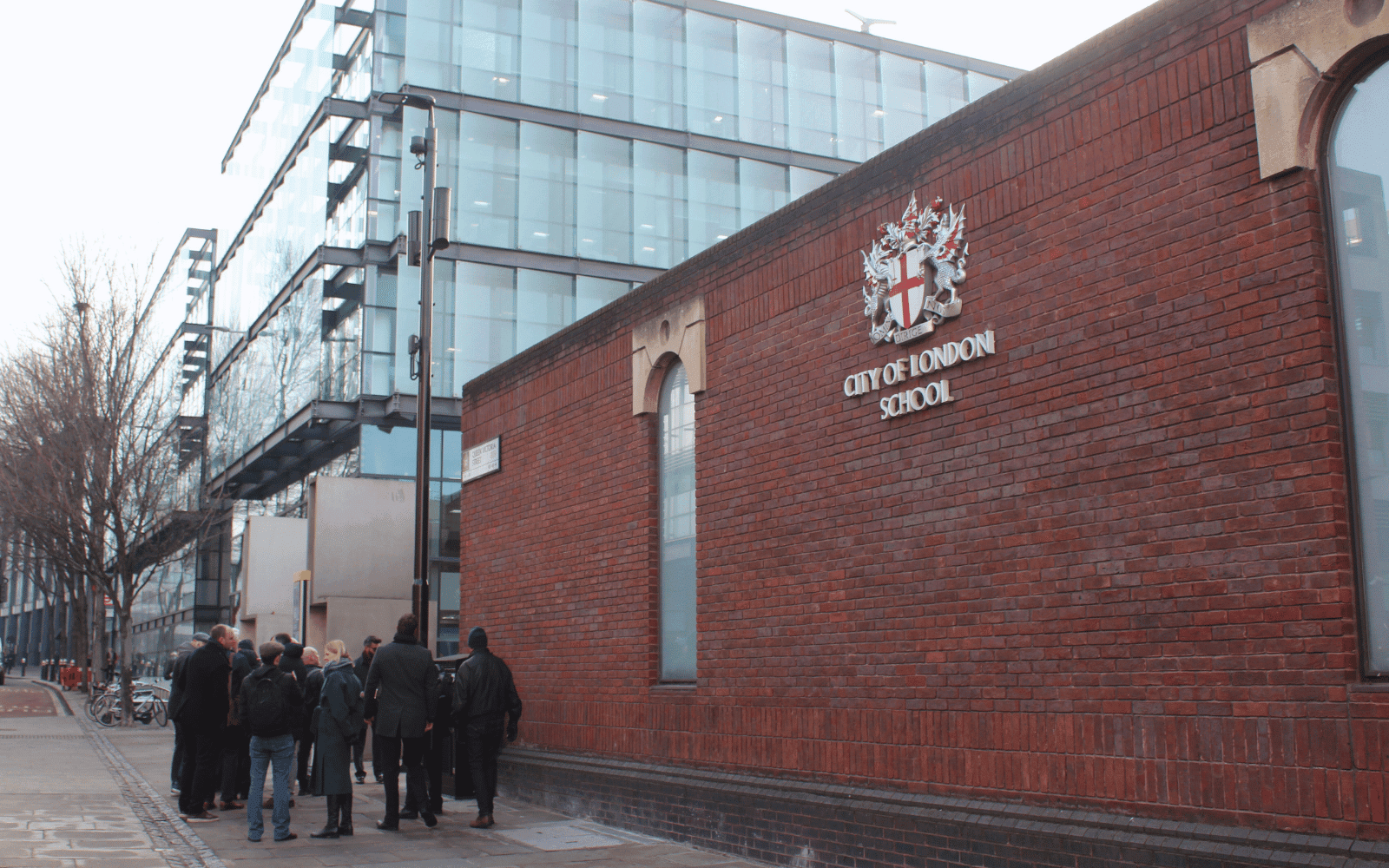 An exterior image of the City of London School which is piloting outdoor small cells.